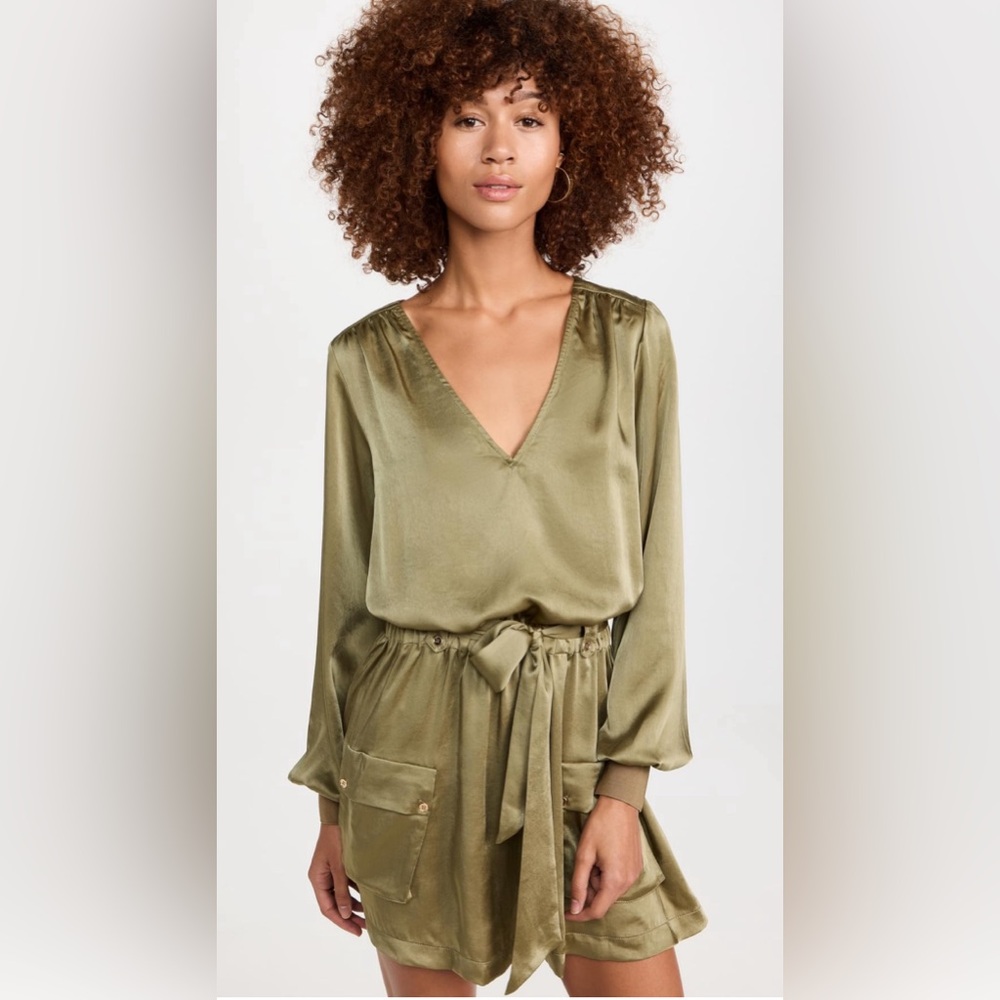 Ramy Brook Olive Mini Dress - Picture 6 of 8